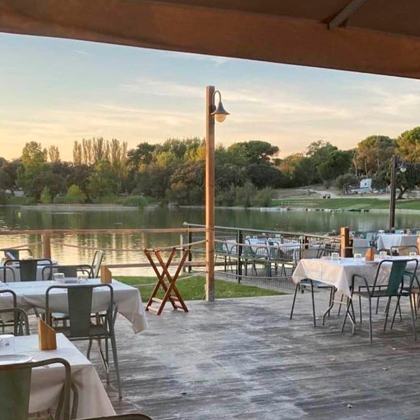 restaurante lago de boadilla